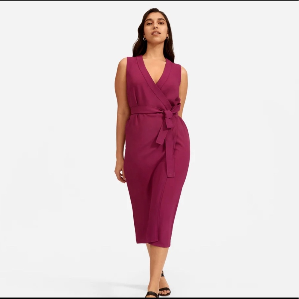 Everlane wrap dress (longer version) US16